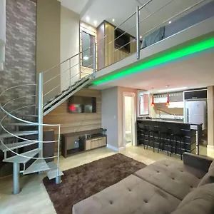 Saint Sebastian Flat 612 - Com Hidro! Ate 4 Pessoas, Duplex, No Centro Jaraguá do Sul